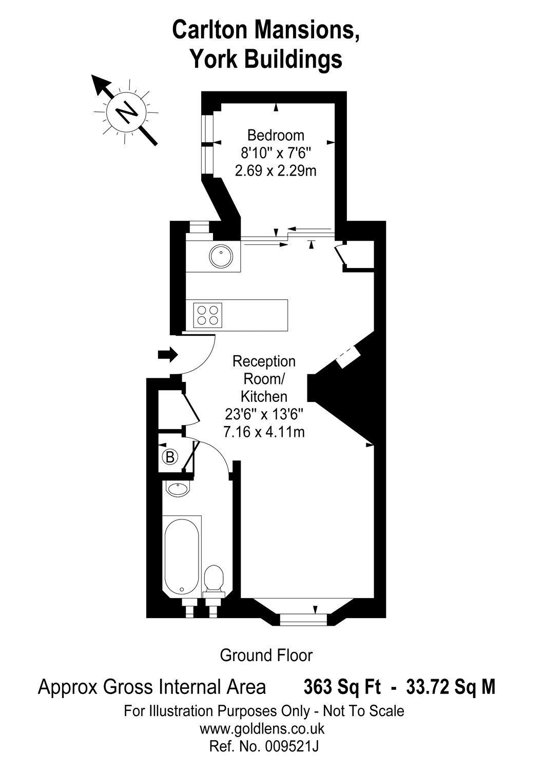 1 Bedrooms Mews house to rent in Carlton Mansions, 16-17 York Buildings, London WC2N