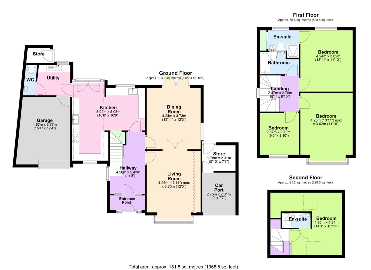 65, Edward Road, Nottingham floorplan