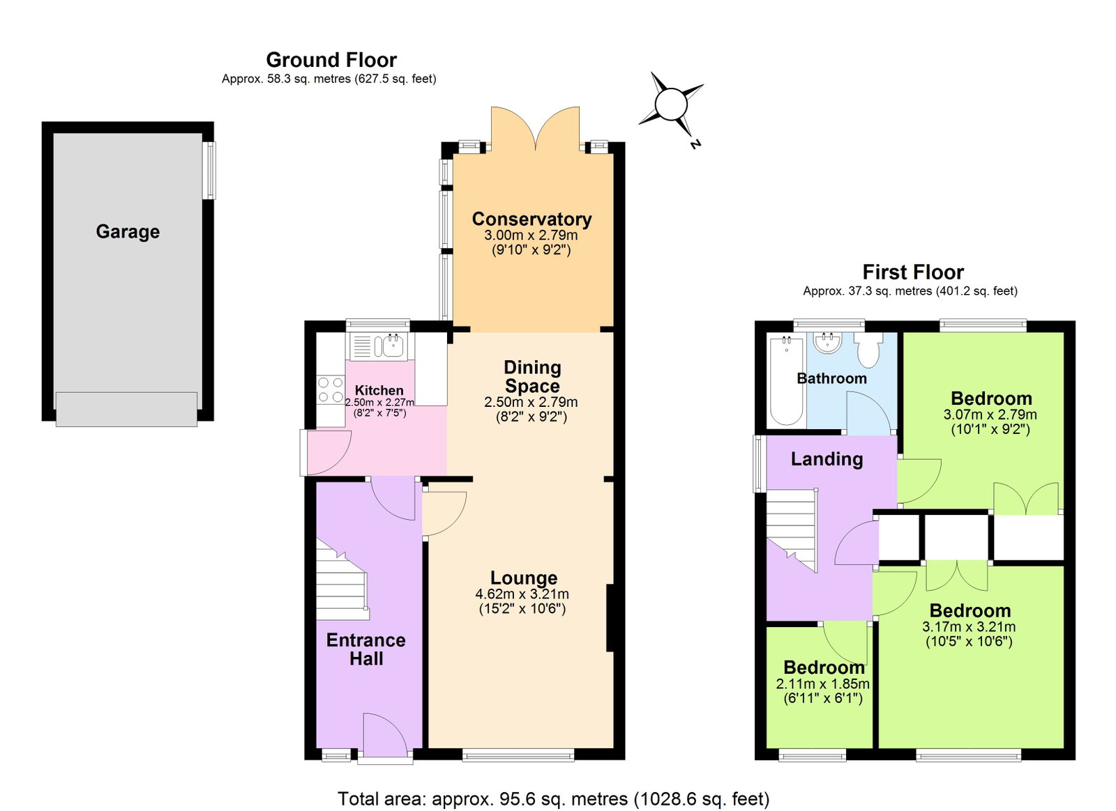 36, Clumber Drive, Nottingham floorplan