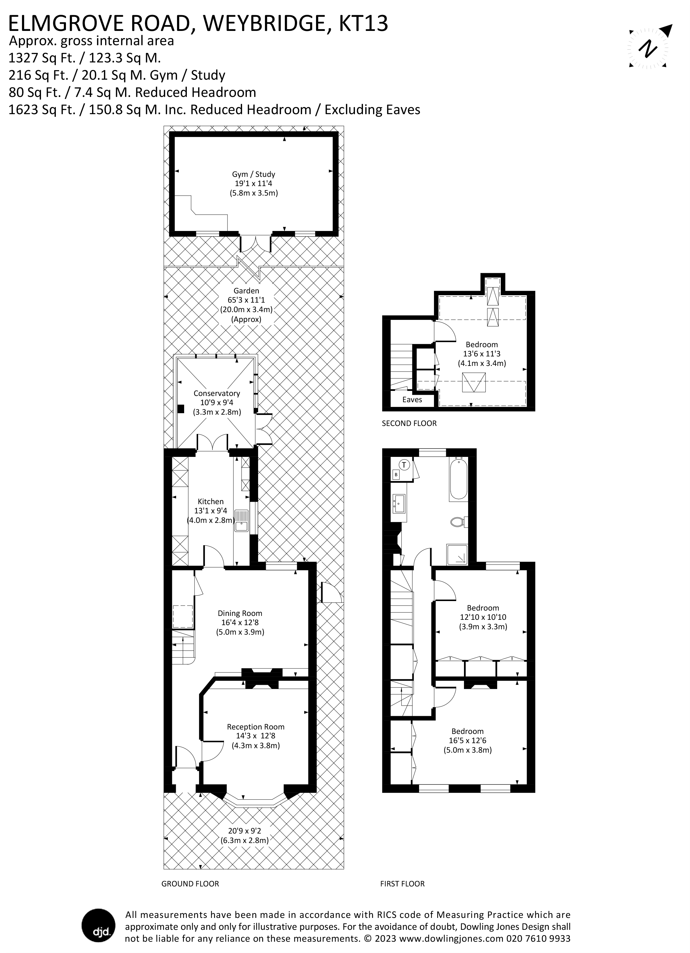 26, Elmgrove Road, Weybridge floorplan