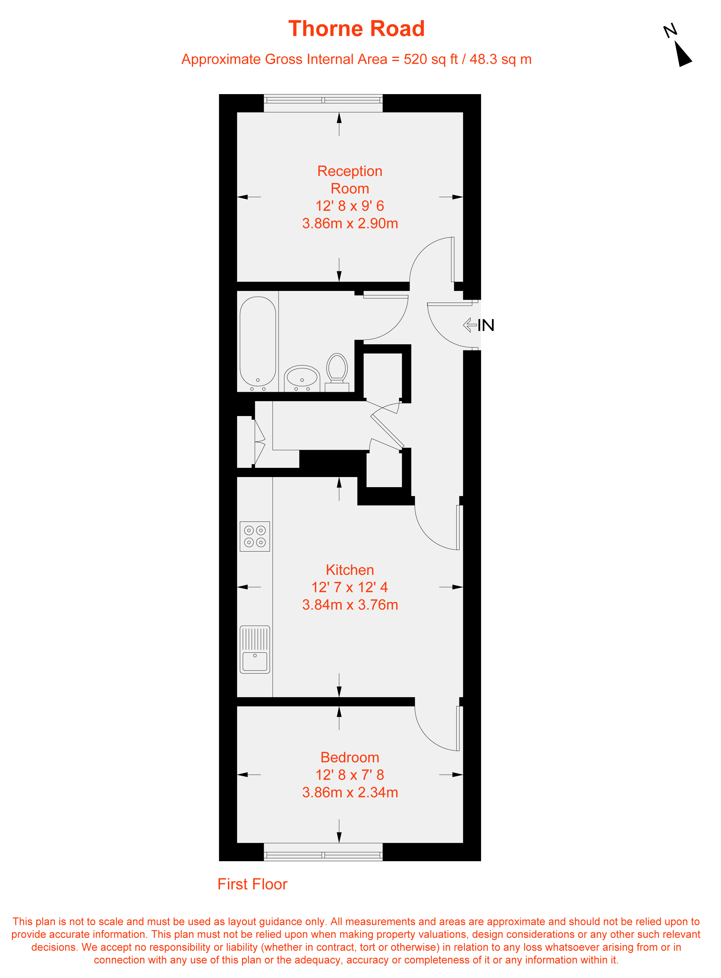 26, Thorne Road, London floorplan
