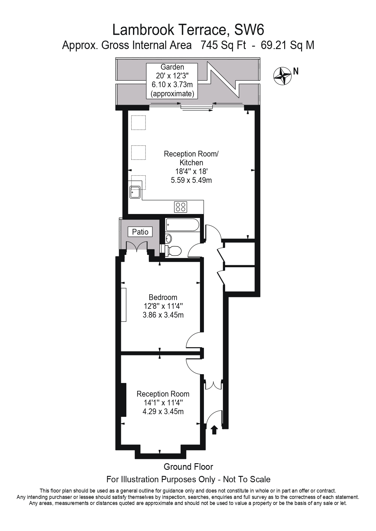 40, Lambrook Terrace, Fulham floorplan