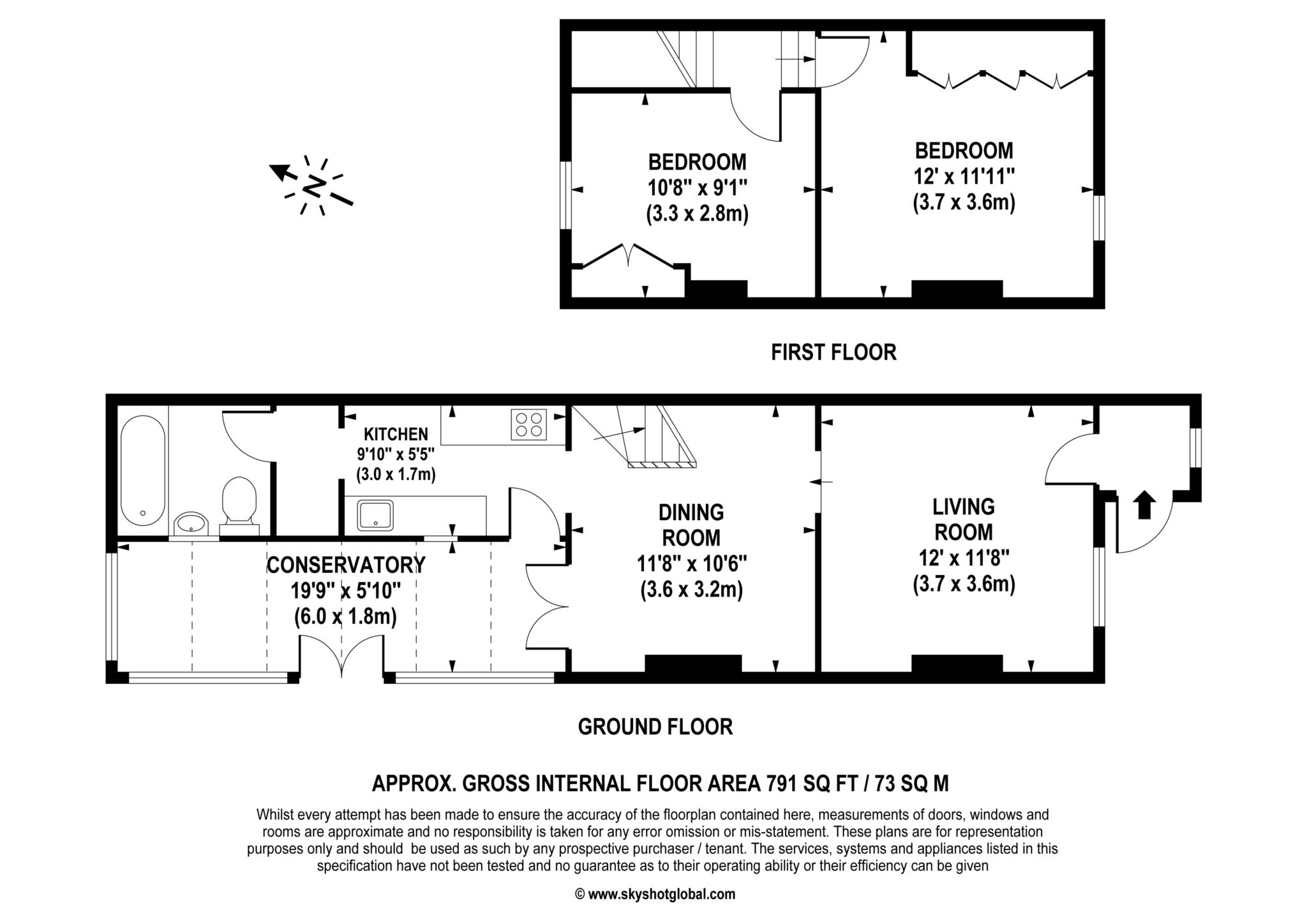 247, Staines Road, Hounslow floorplan