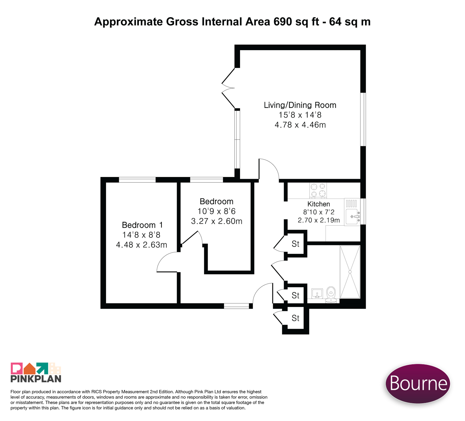 52, Montrose Close, Bordon floorplan