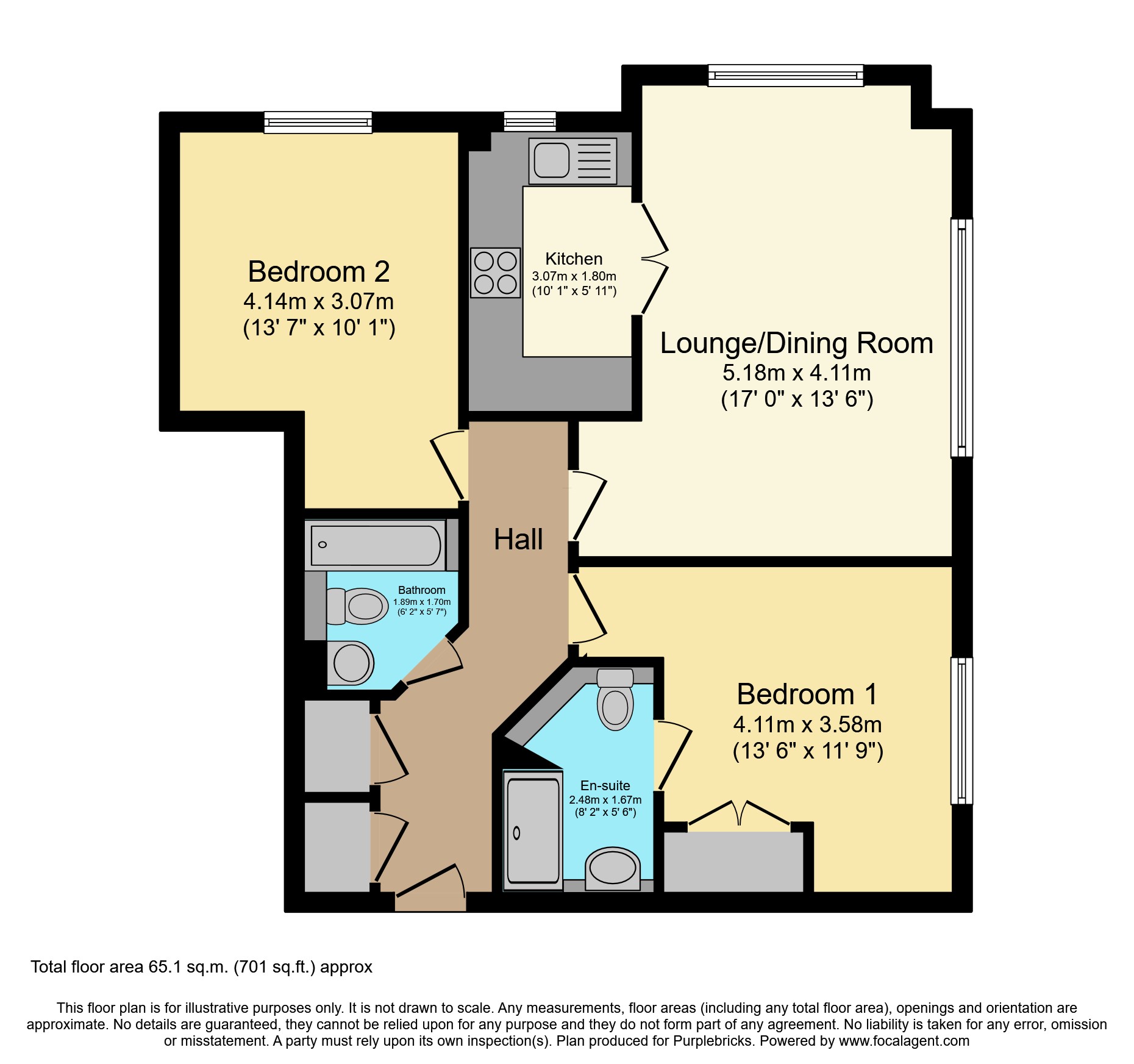 44 Hale Road, Farnham, GU9 floorplan