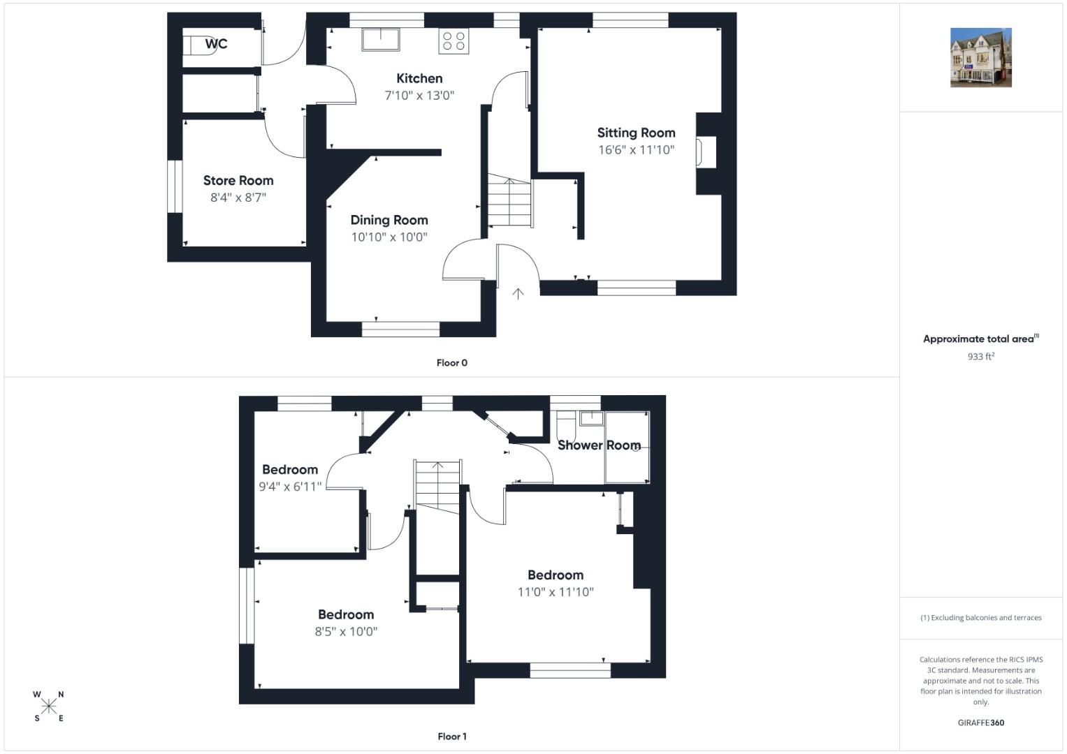 3 Seaton Cottages, Pilgrims Way, Ashford floorplan
