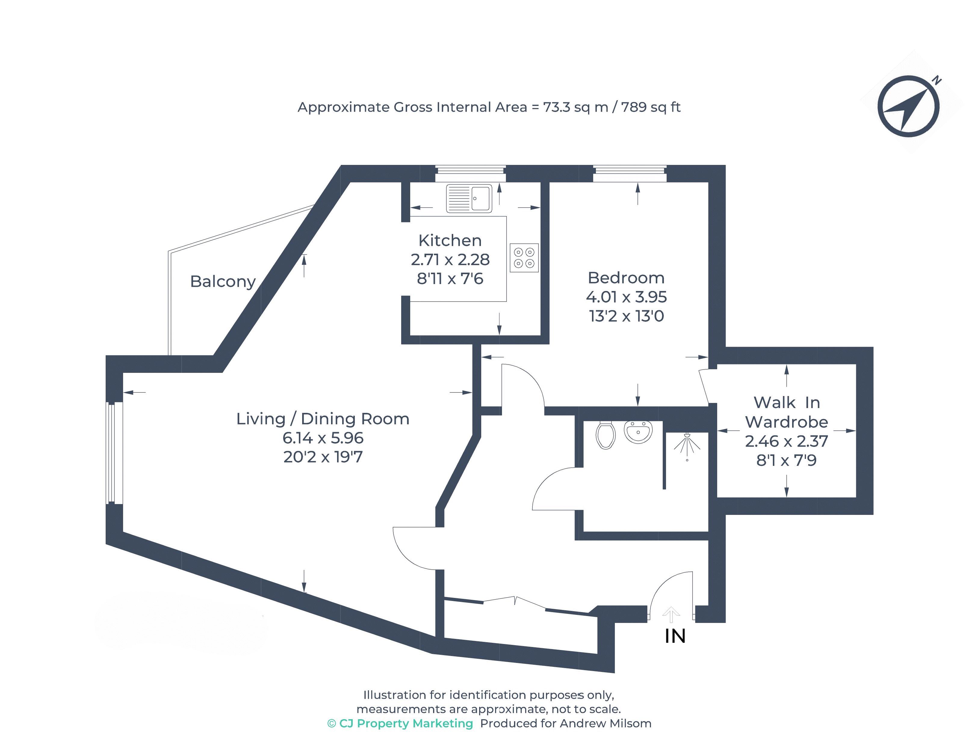 17 Blyton House, Marlow Road, Bourne End floorplan