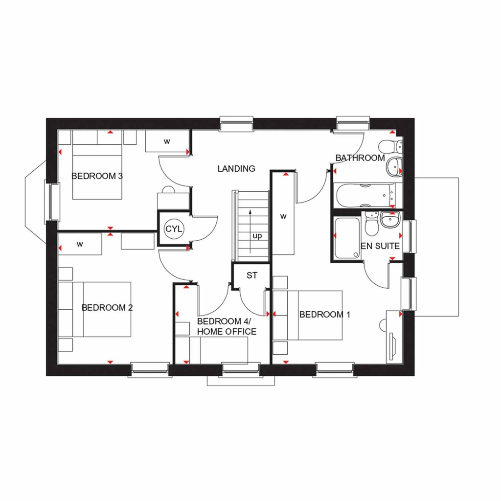 "Cornell" at West Road, Sawbridgeworth CM21, 4 bedroom detached house