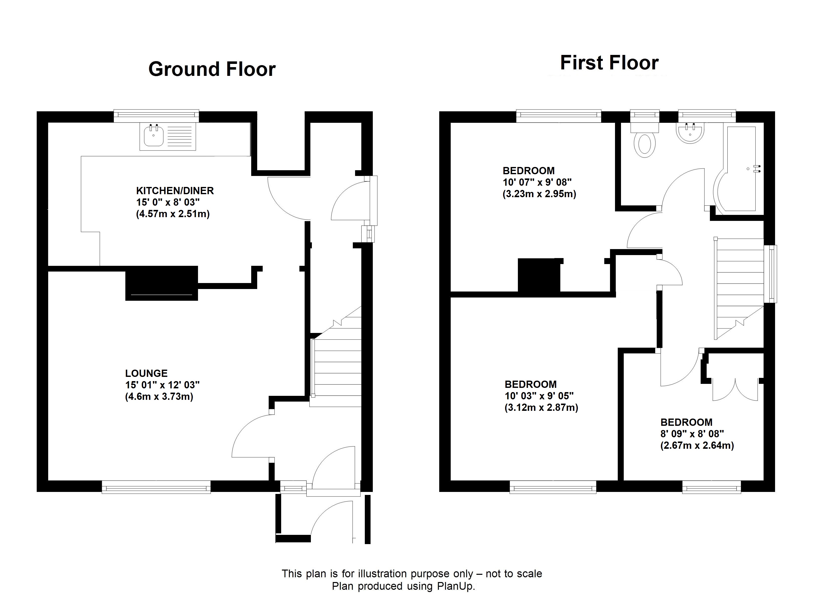 67, Lullingstone Crescent, Orpington floorplan