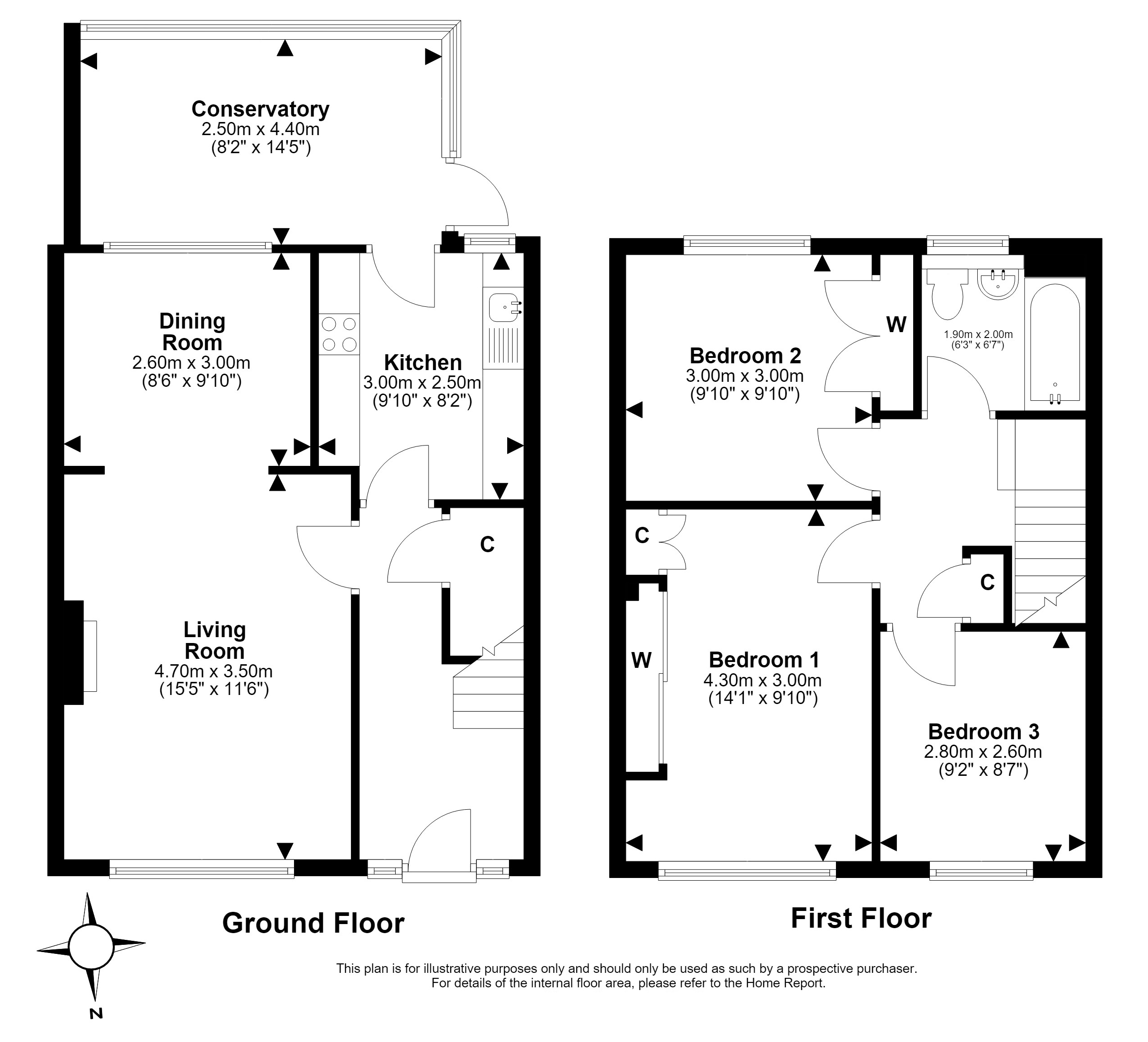 12, Mountcastle Drive North, Mountcastle, Edinburgh floorplan