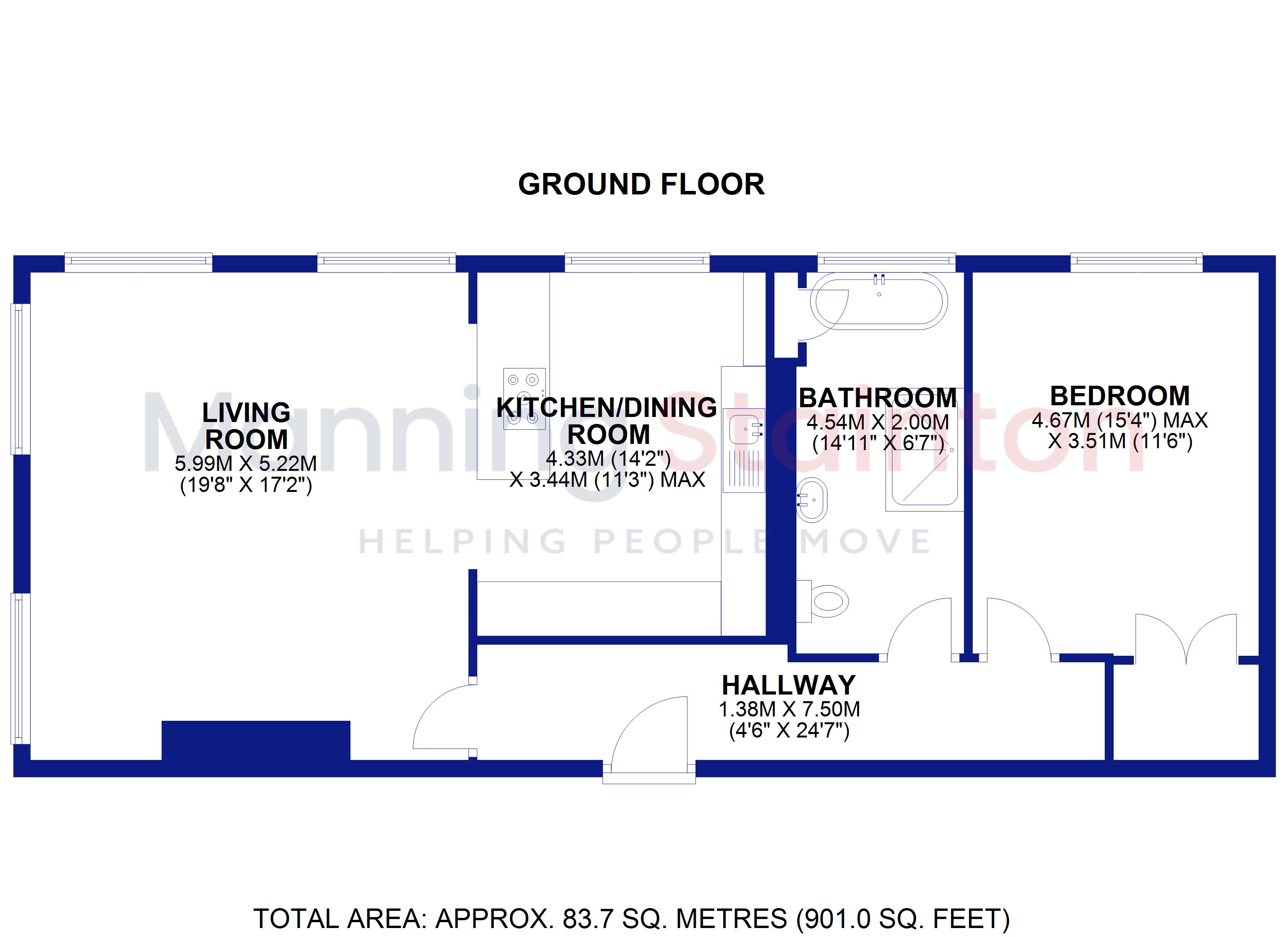 Flat 10,,, Ingmanthorpe Hall, Wetherby floorplan