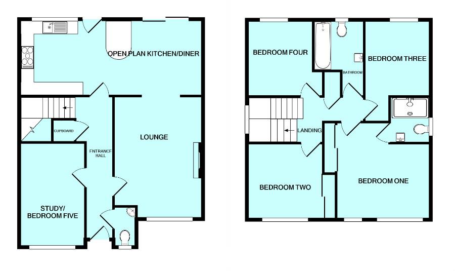 Boulden Close, Plymouth floorplan