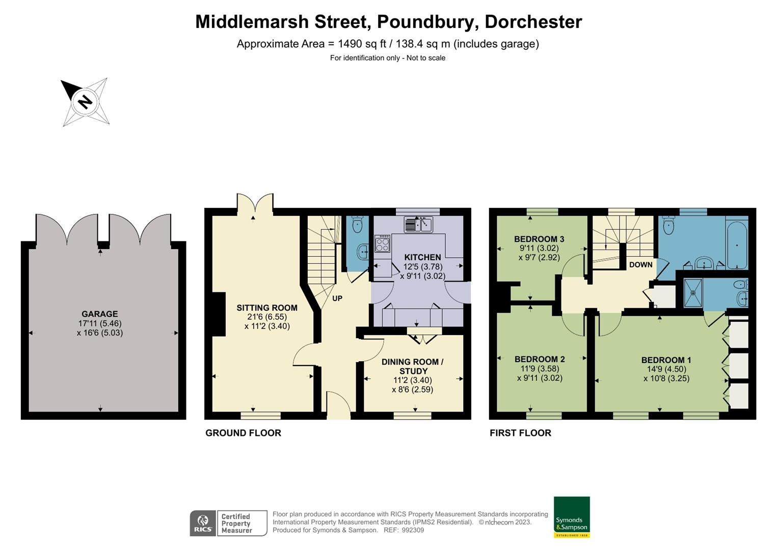 Middlemarsh Street, Poundbury, Dorchester DT1, 3 bedroom detached house