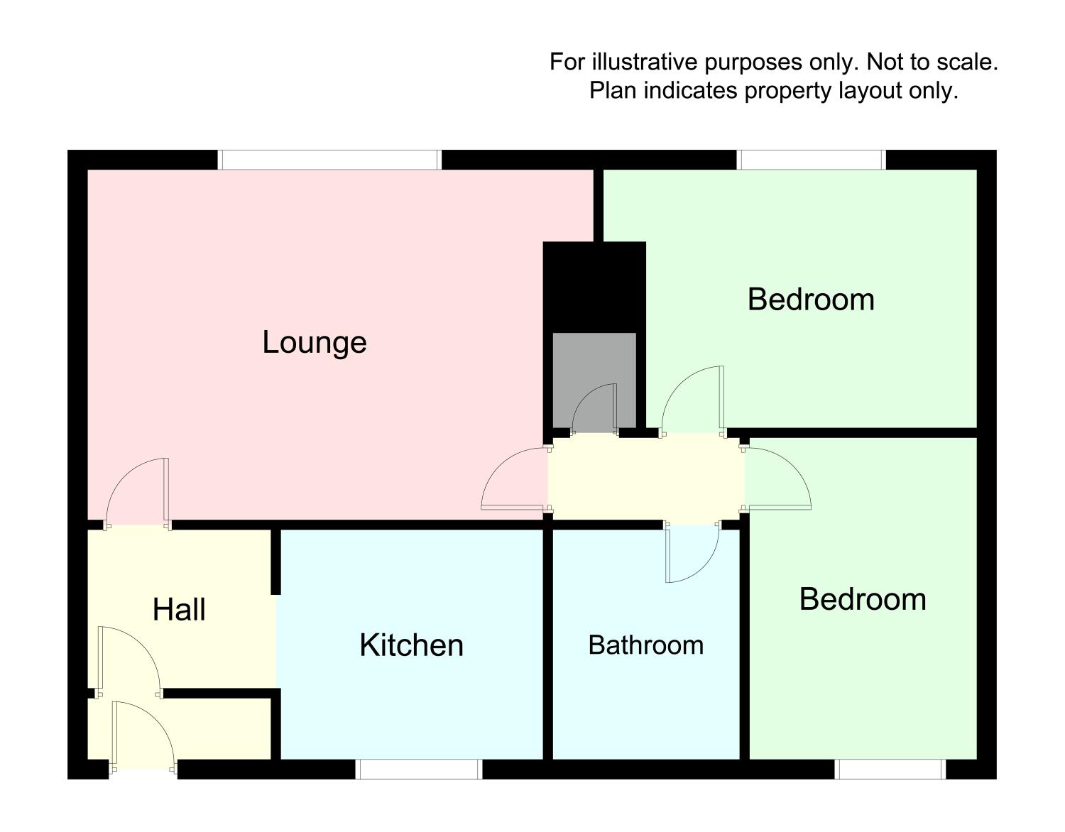 2 Bedrooms Flat for sale in Tarvin Close, Ellesmere Port, Cheshire CH65