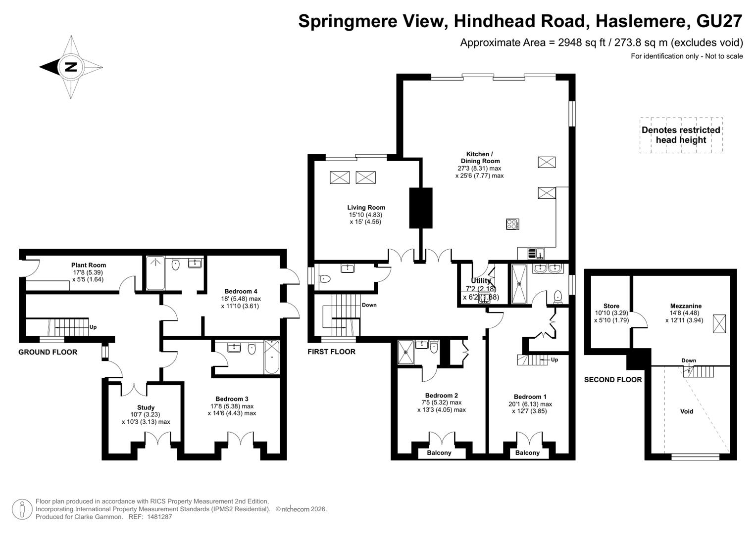 Plot 5, Springmere View, Hindhead Road, Haslemere floorplan