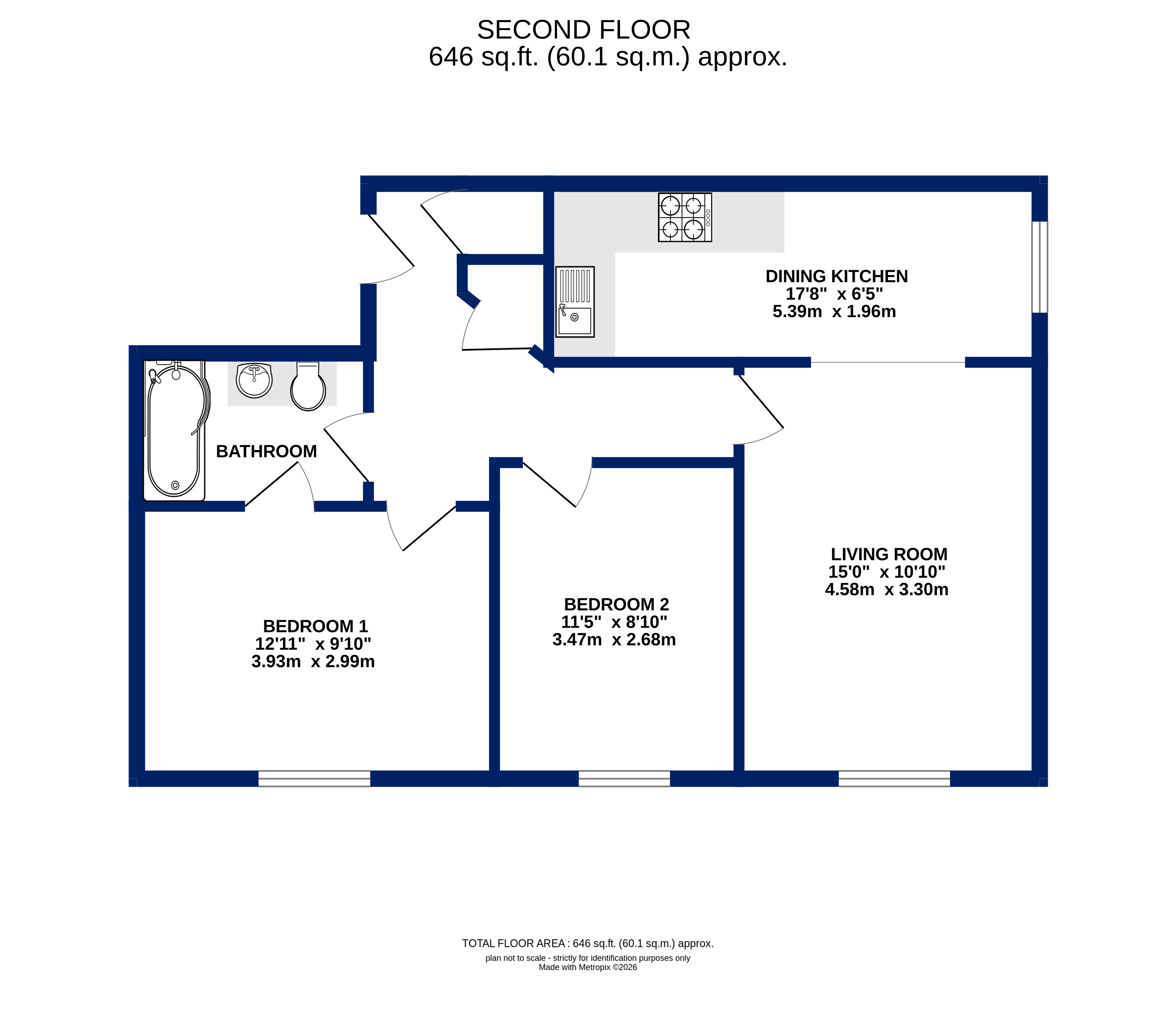 22, Pavilion Close, Pudsey floorplan