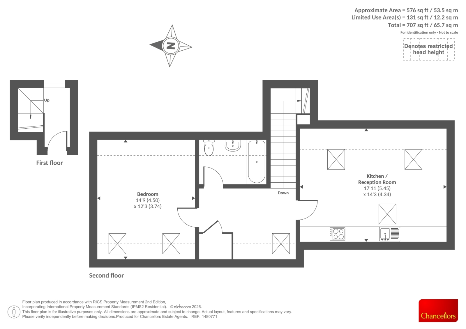 Apartment 8,, Chadwick Court, Moreton-In-Marsh floorplan