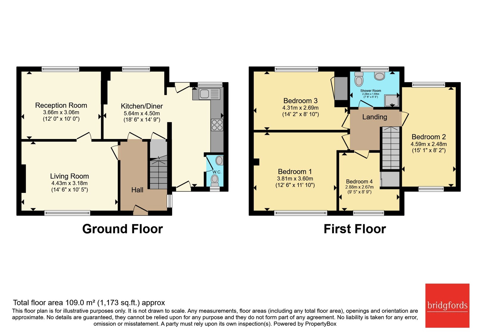137, Fir Tree Avenue, Lancashire floorplan