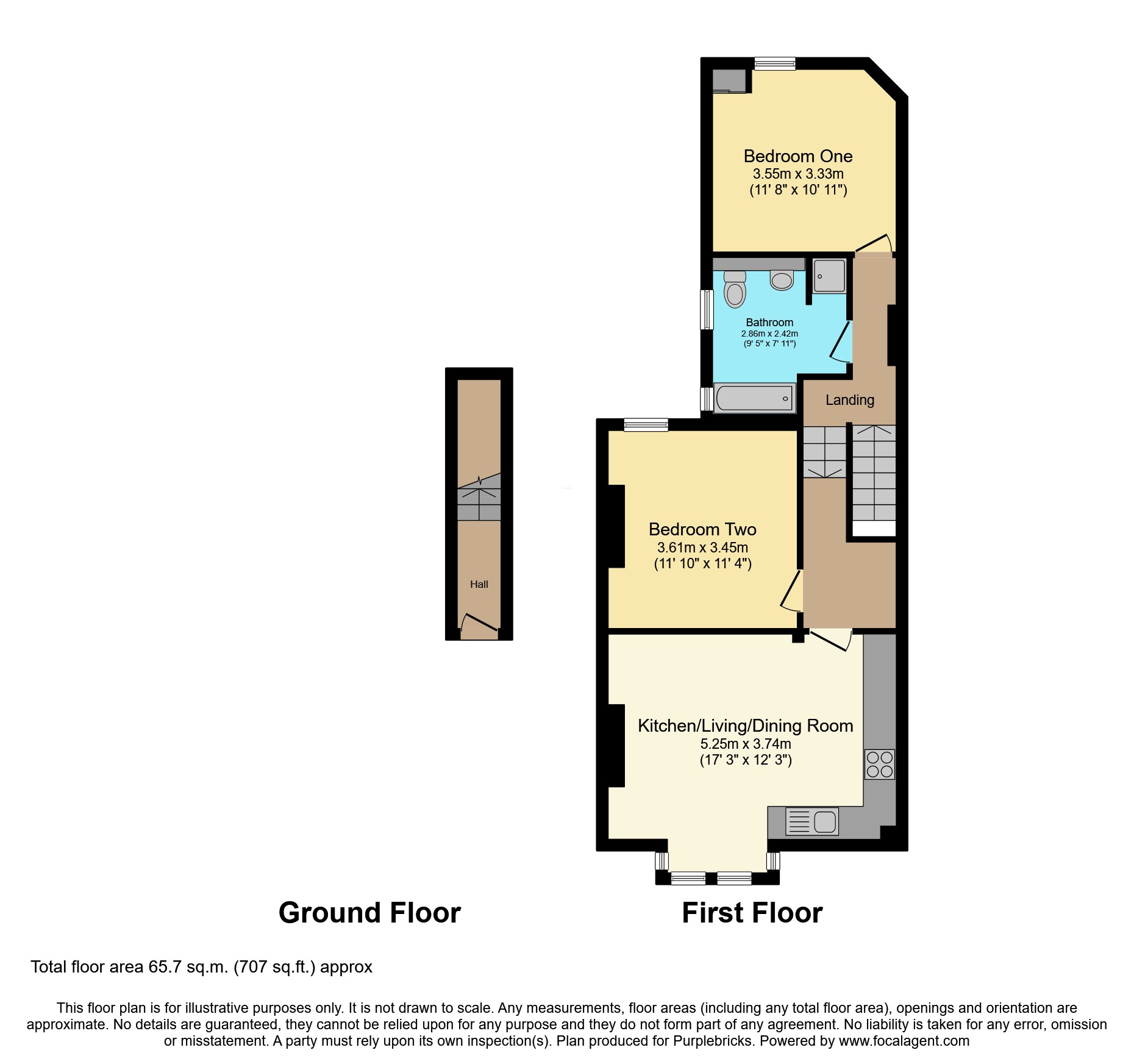 42, Bridge Road, Worthing floorplan