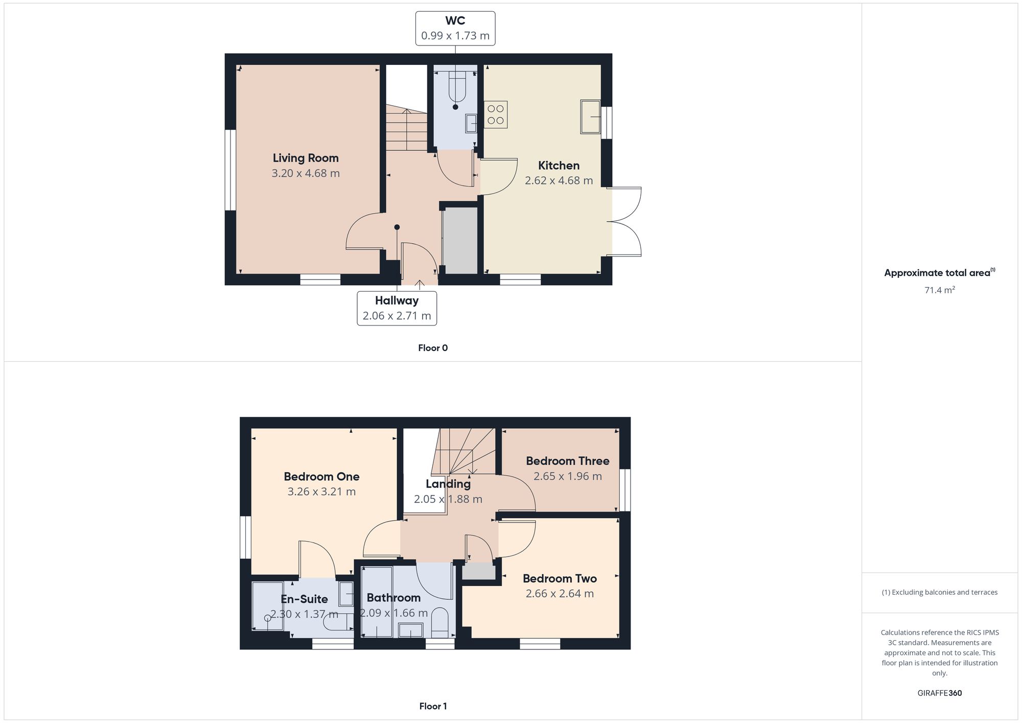 17 The Crescent, Sunderland floorplan