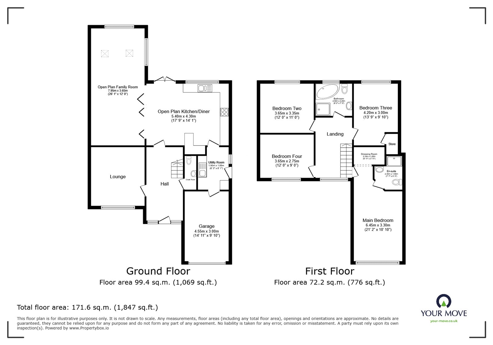 6, Marlborough Close, Hinckley floorplan