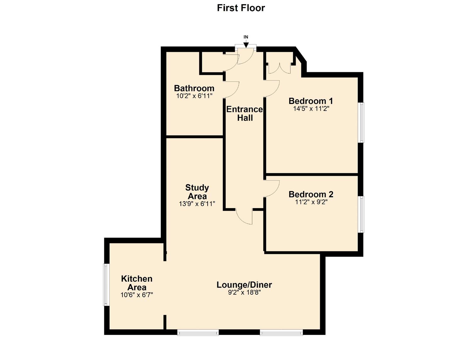 Enterprise House, Grovebury Road, Leighton Buzzard LU7, 2 bedroom flat