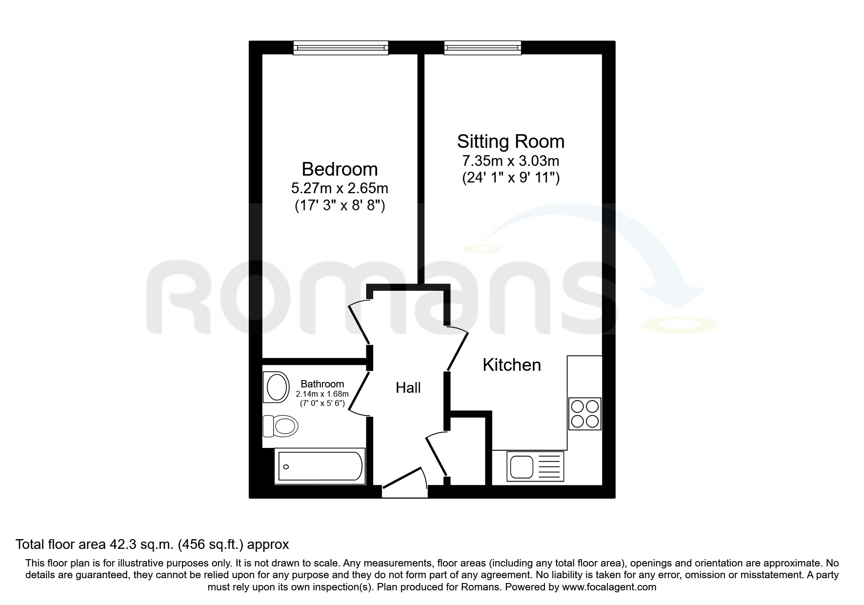 2, Tamar House, Bracknell floorplan