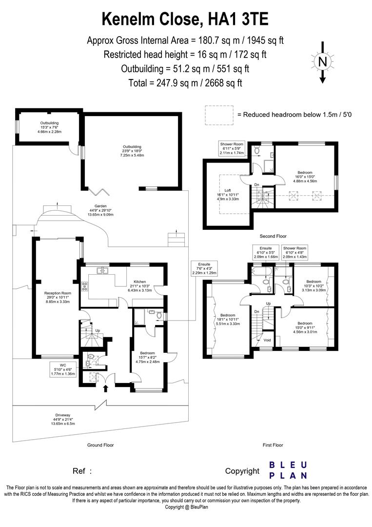 12, Kenelm Close, Harrow floorplan