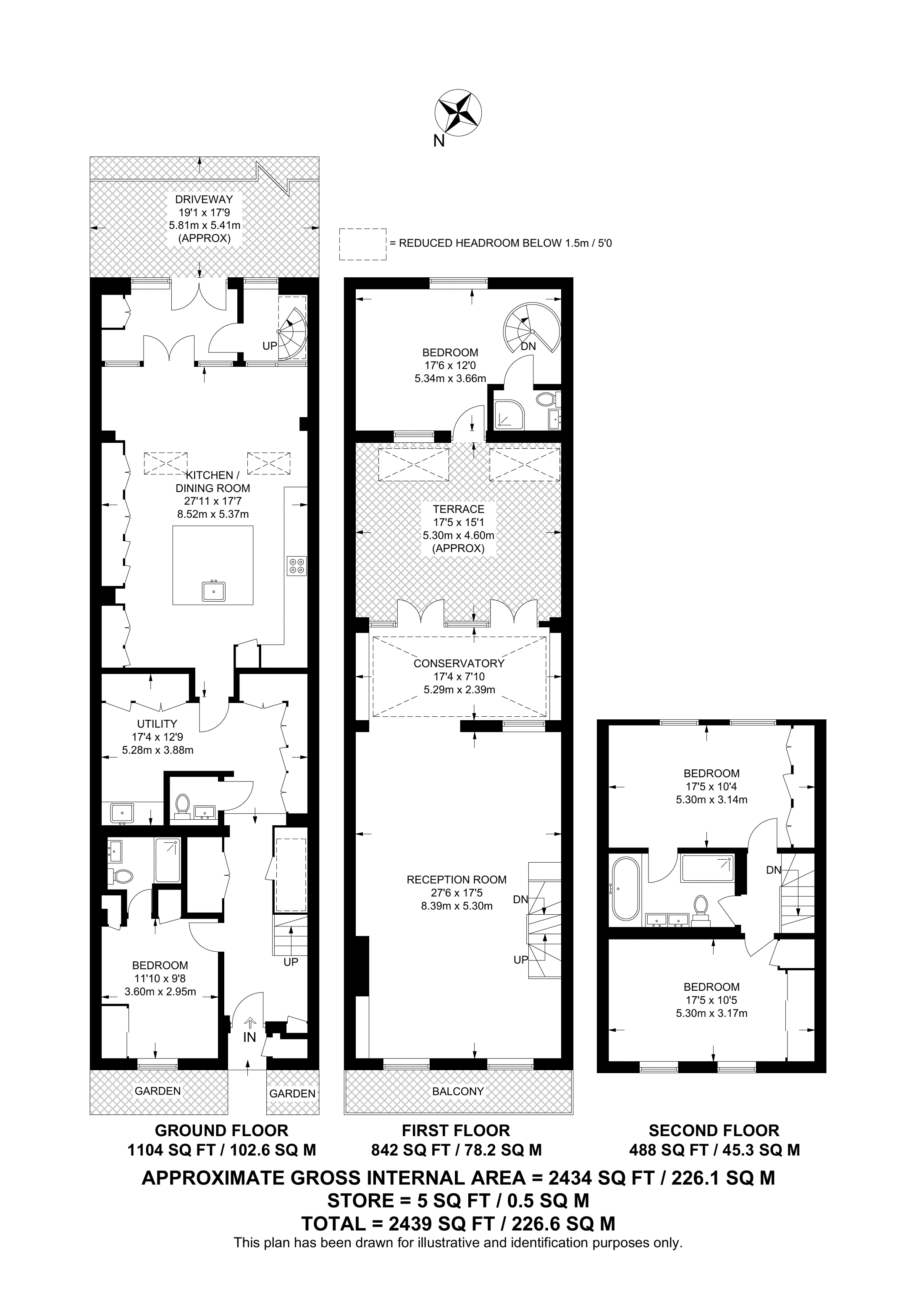 Cinnamon Row, Battersea floorplan