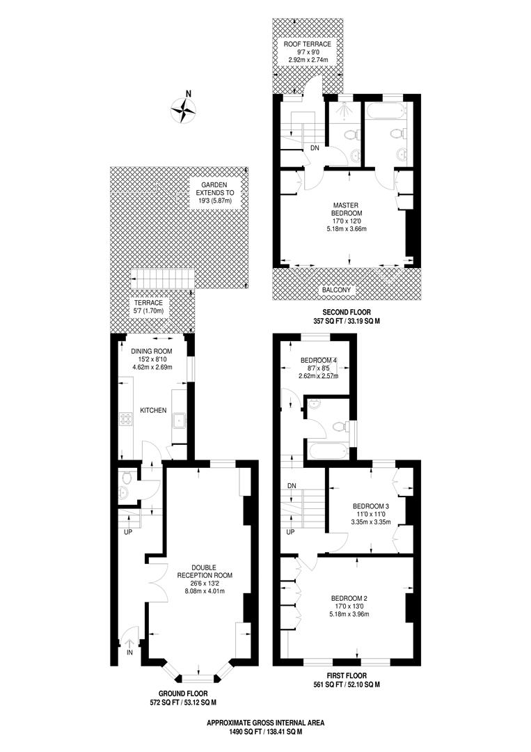 73, Bennerley Road, London floorplan