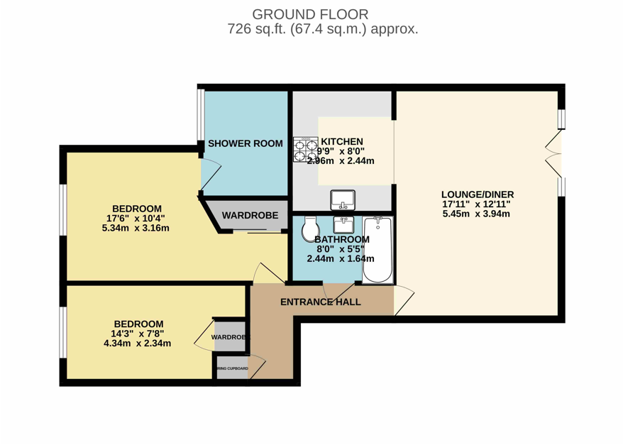 19, Hunters Wharf, Reading floorplan