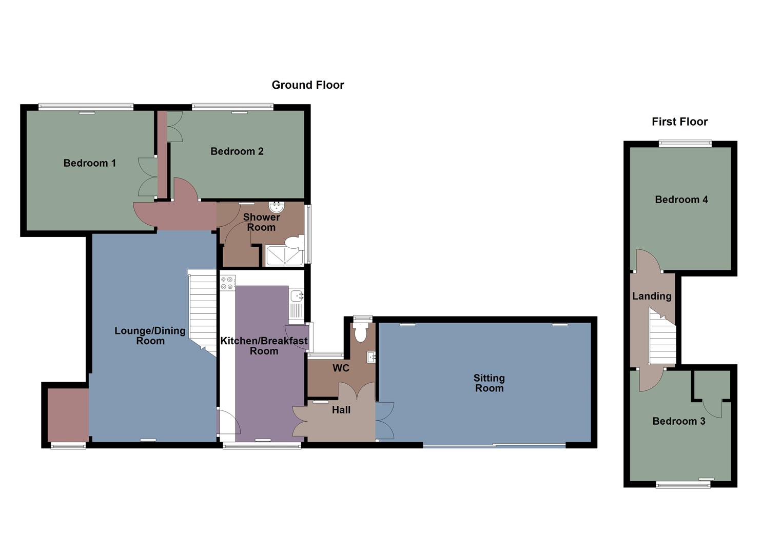 1, Heol Glasnant, Swansea floorplan