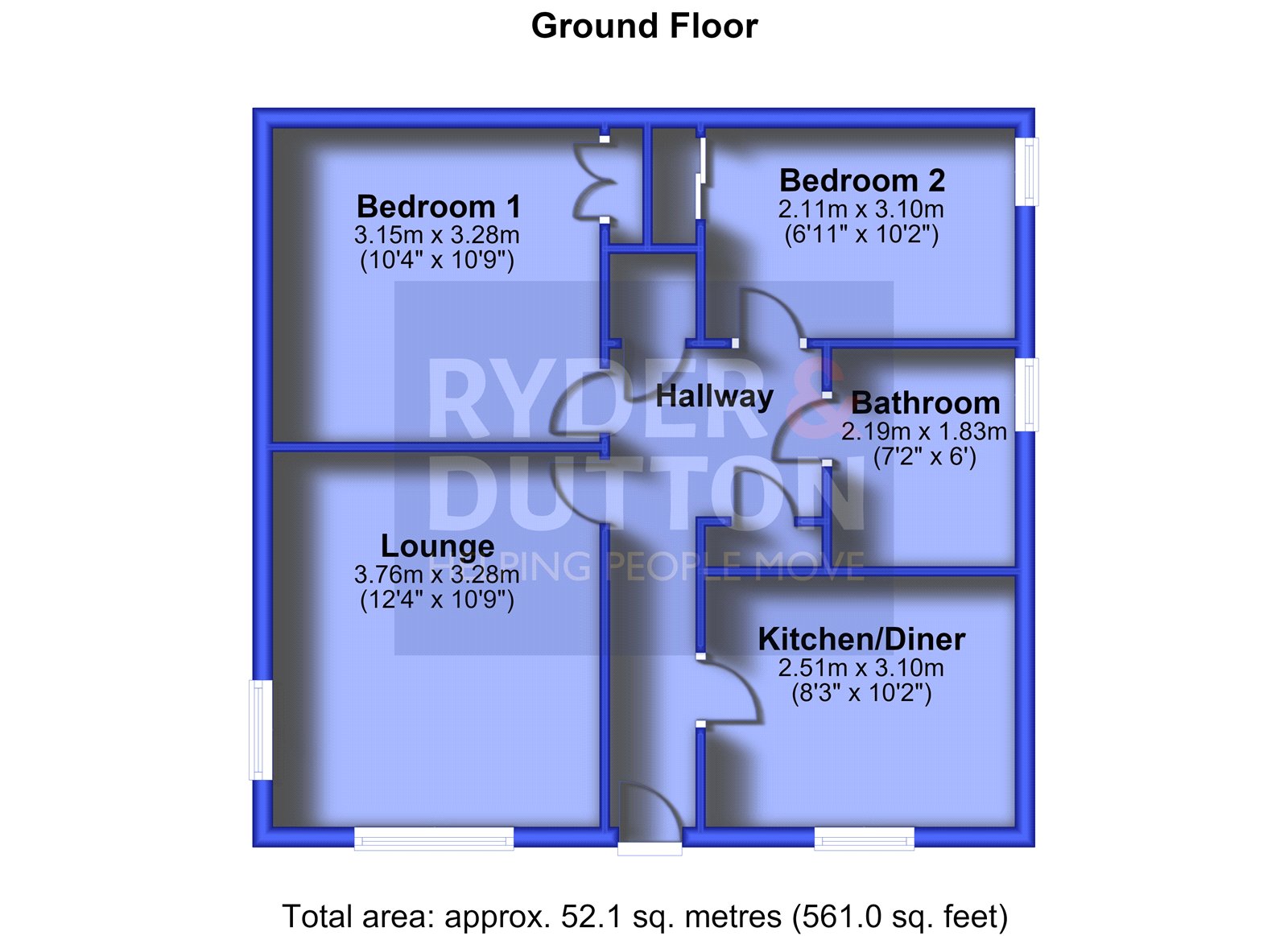 Market Street, Mossley floorplan