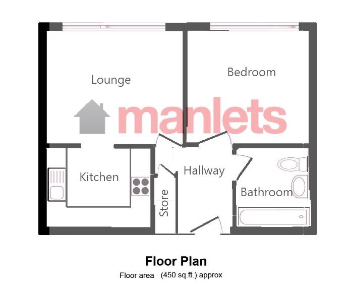 Granby House, Granby Row, Manchester M1, 1 bedroom flat to rent