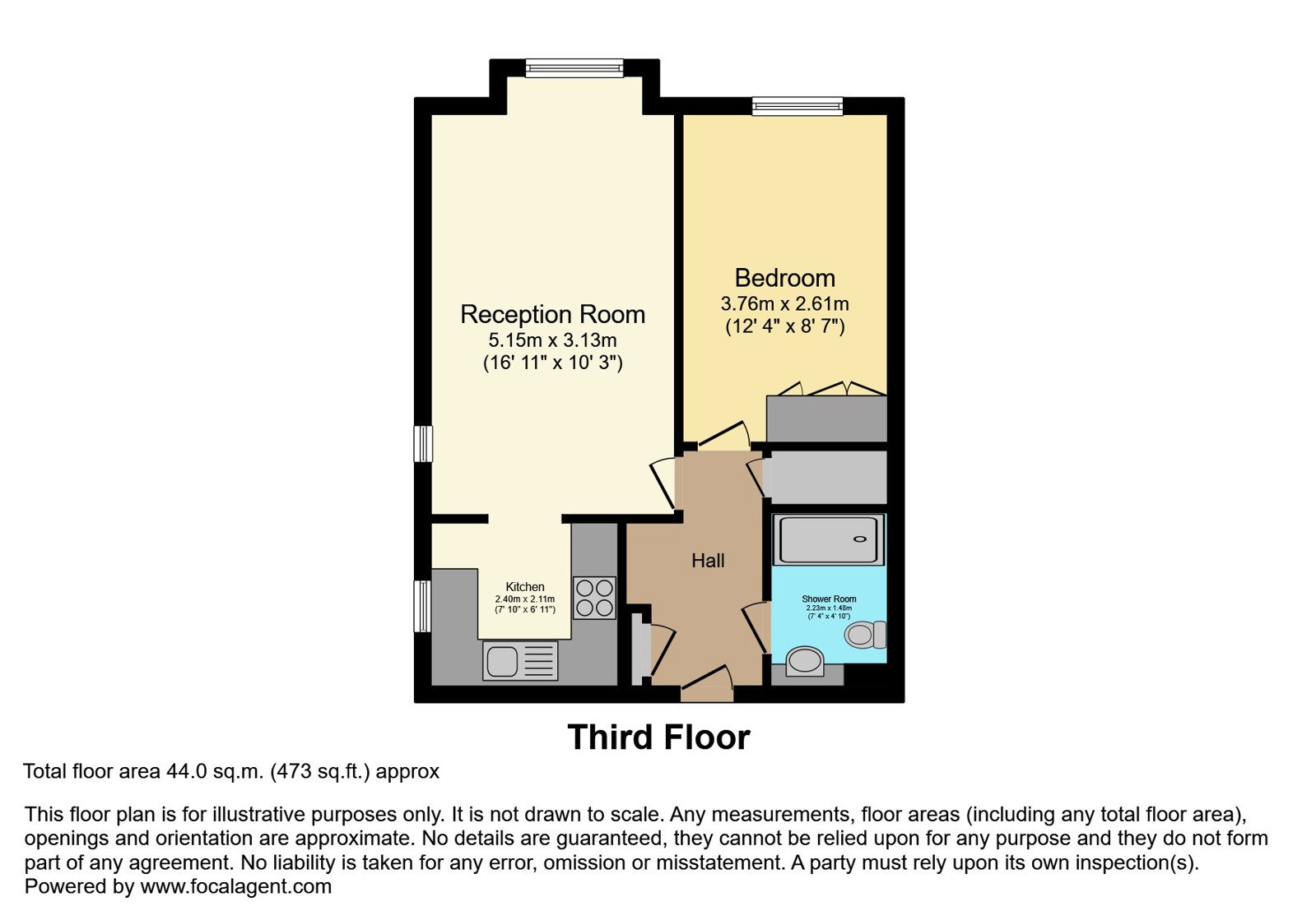 15, Kingston Lodge, New Malden floorplan