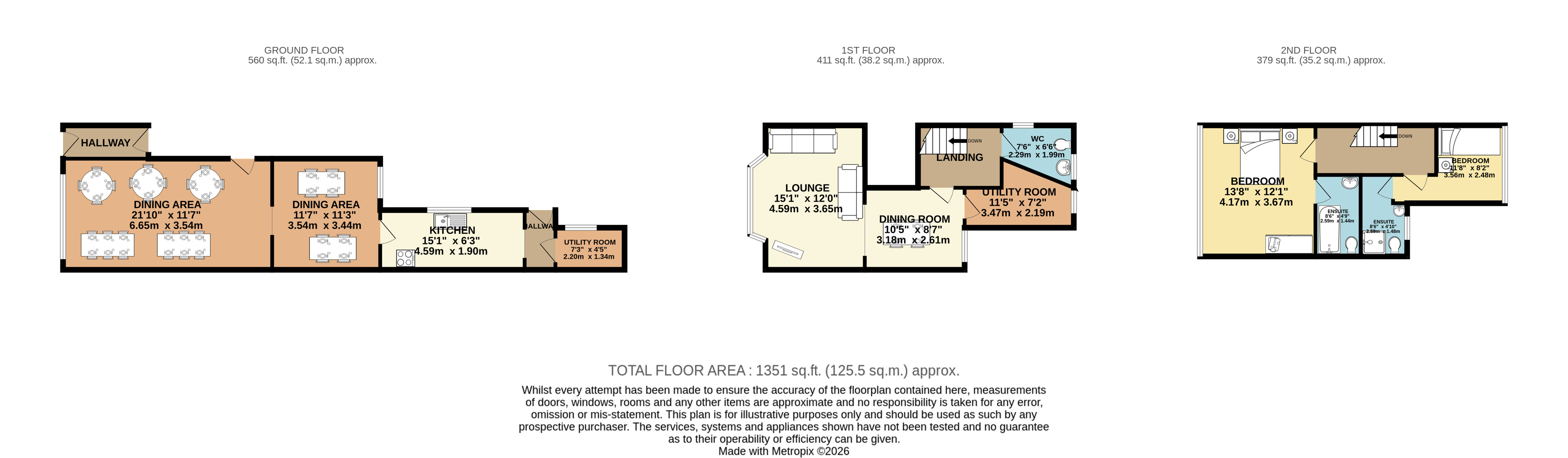 Copperfields, 4, Chapel Street, Bridlington floorplan