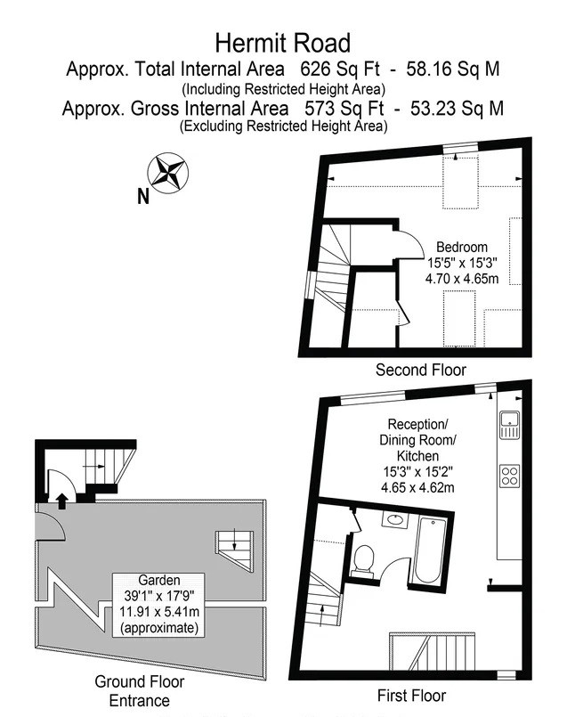 Hermit Road, London floorplan