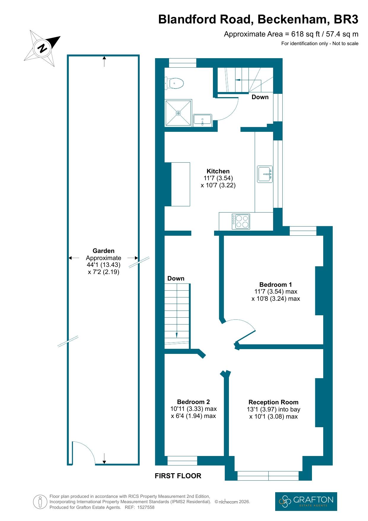 202, Blandford Road, Beckenham floorplan