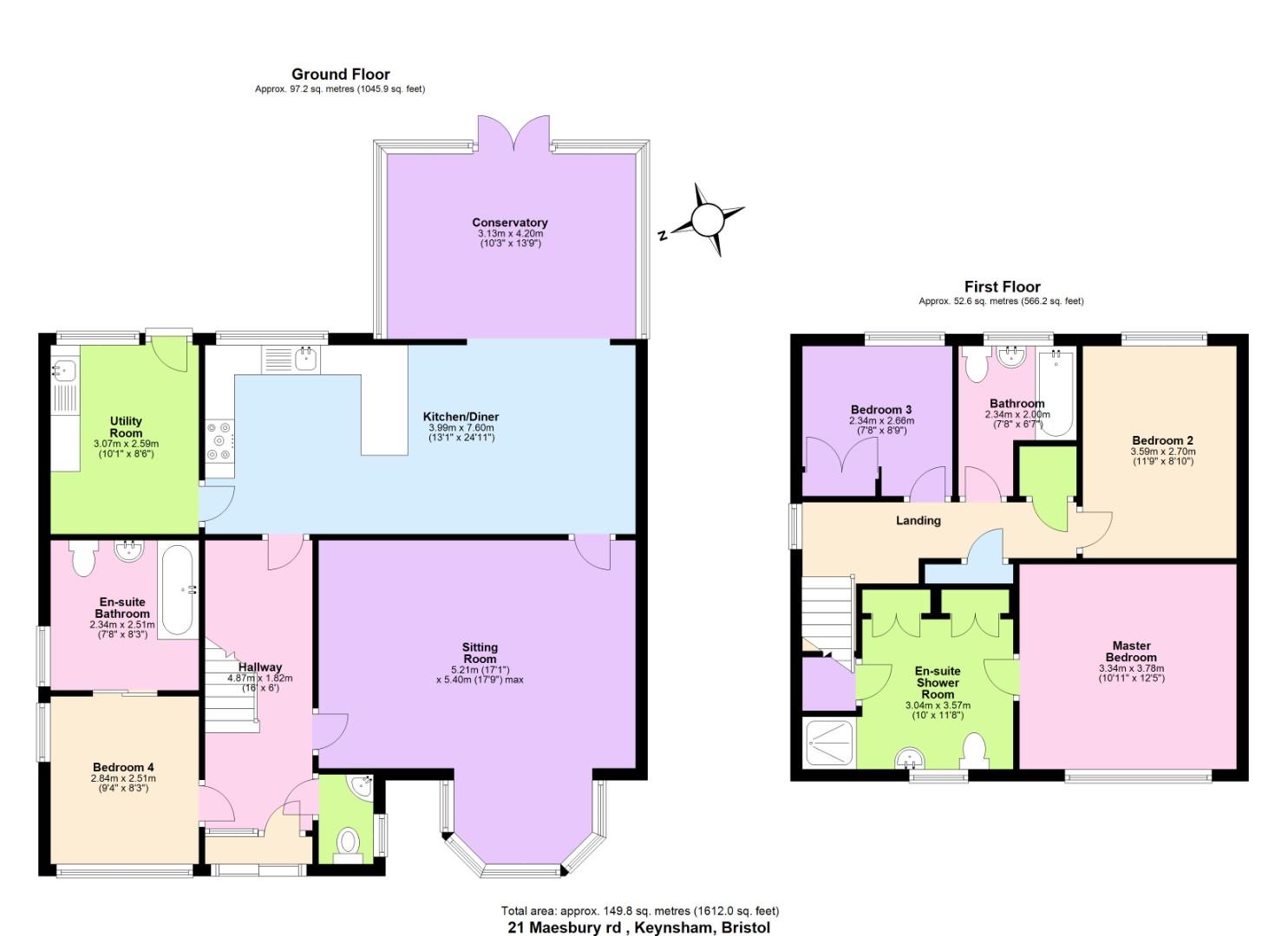 21, Maesbury Road, Bristol floorplan