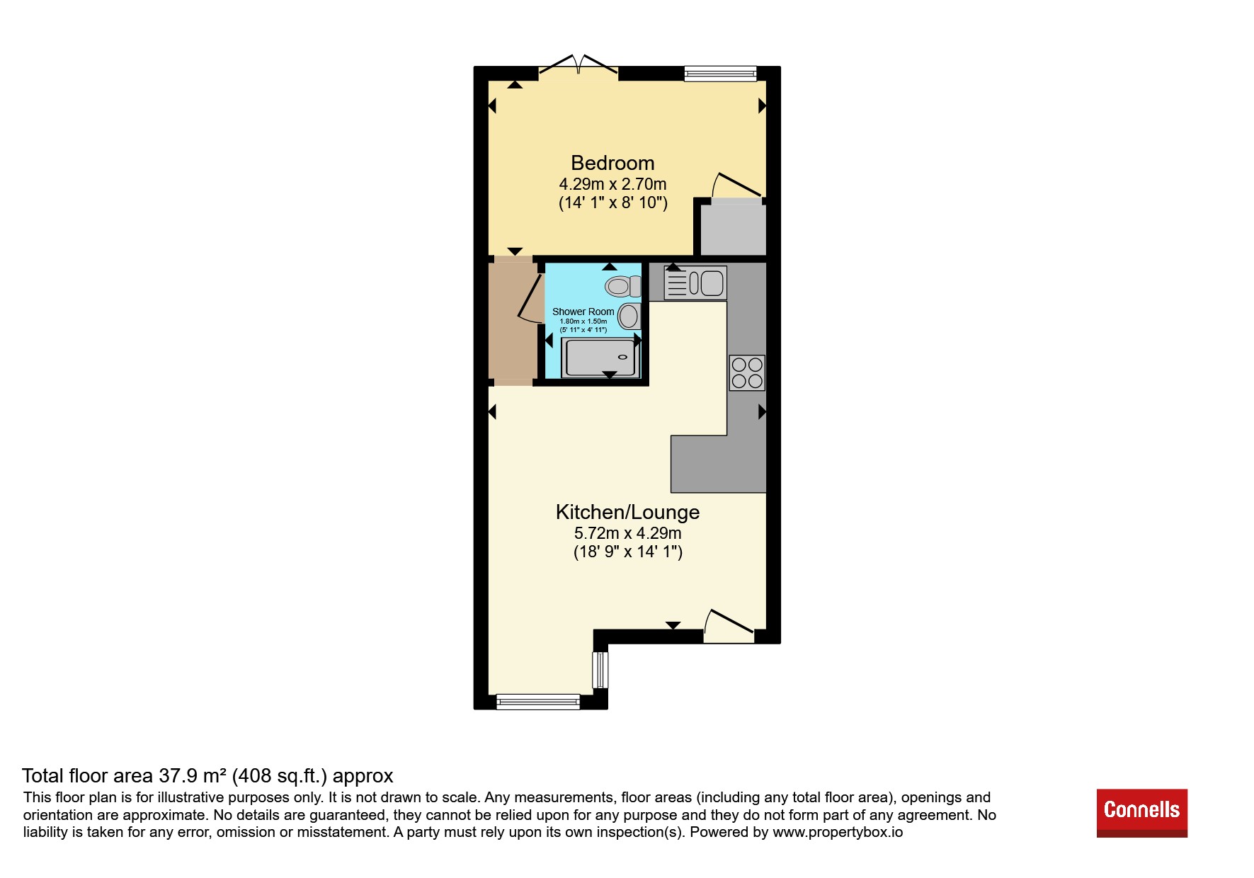 40, Chepstow Walk, Hereford floorplan