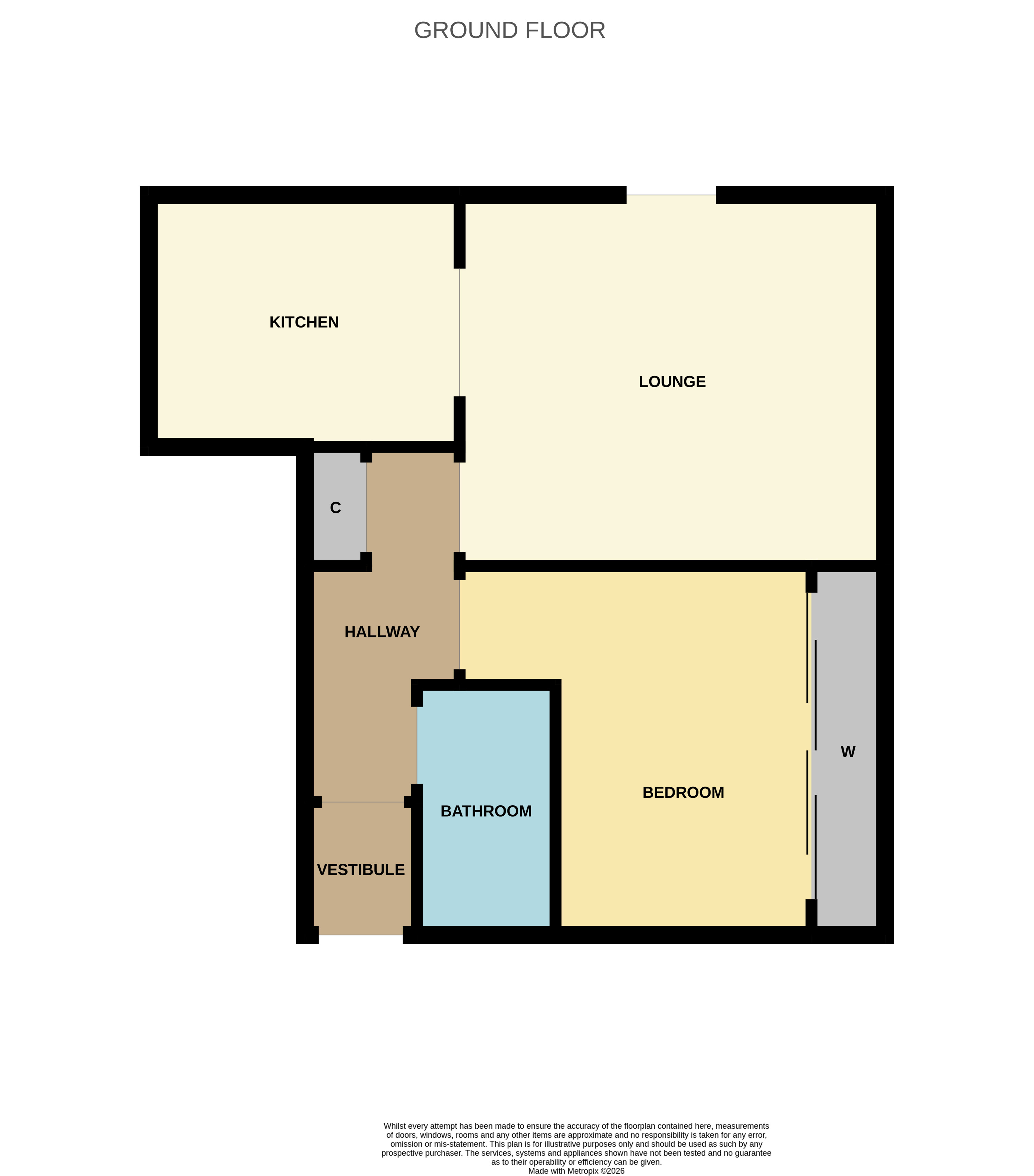 11, Palmerston Street, Montrose floorplan