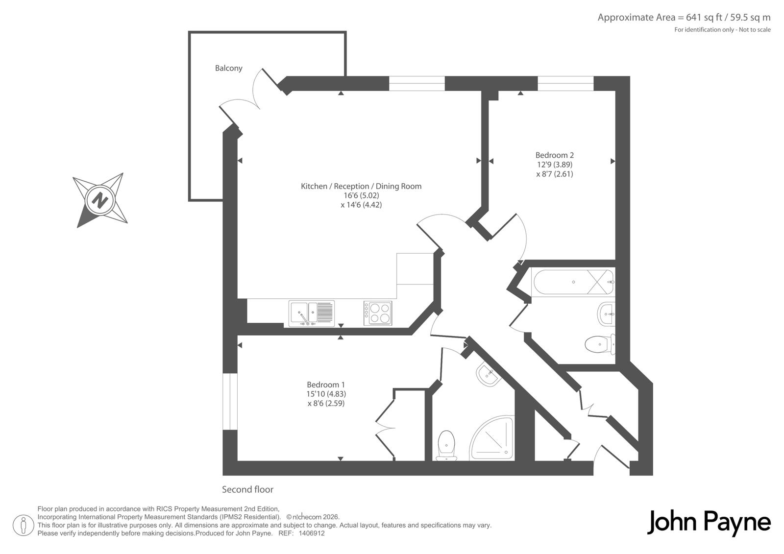 Long Acre House, Pettacre Close, SE28 0PD floorplan