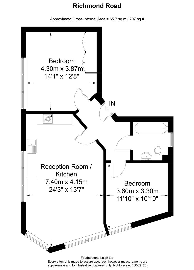 2 Bedrooms Flat for sale in Richmond Road, Kingston Upon Thames KT2