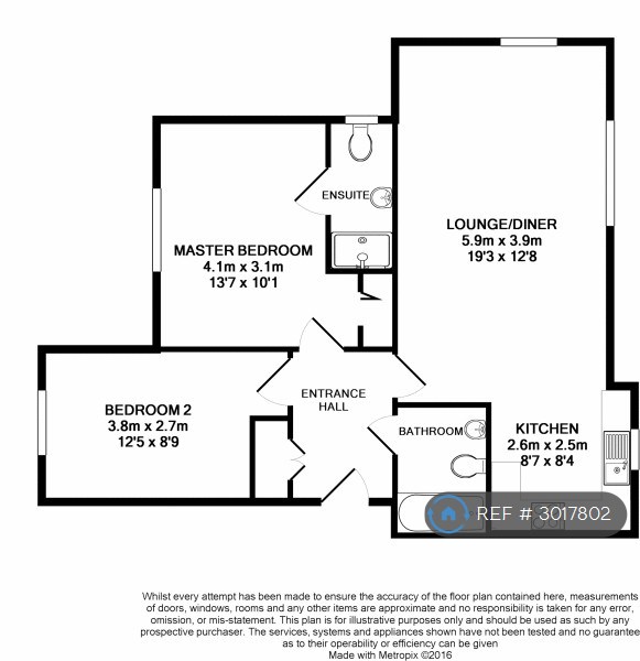 Doresa Close, Addlestone floorplan