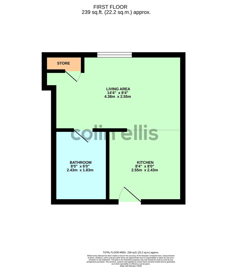 Imperial Apartments, Flat 4, 9, Ramshill Road, Scarborough floorplan