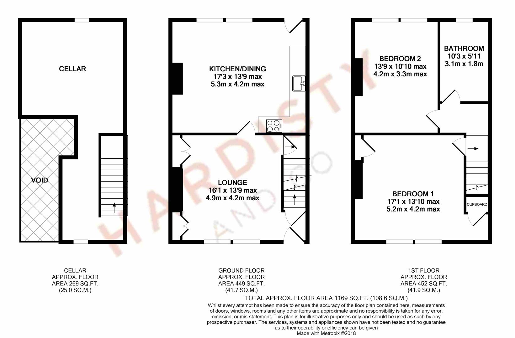 2 Bedrooms Terraced house for sale in Stoney Lane, Horsforth, Leeds LS18