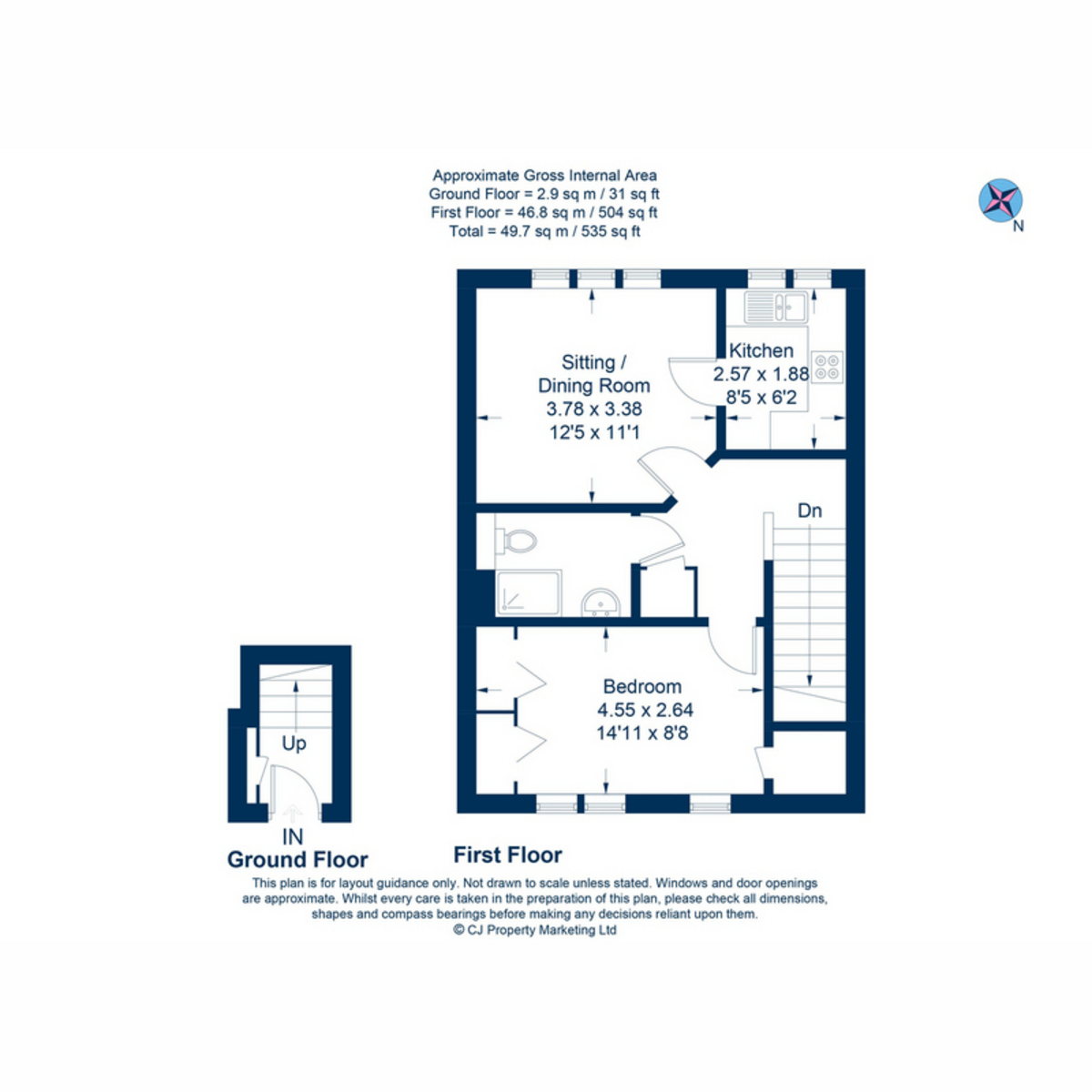 25 The Quadrangle, Kings End, Bicester floorplan