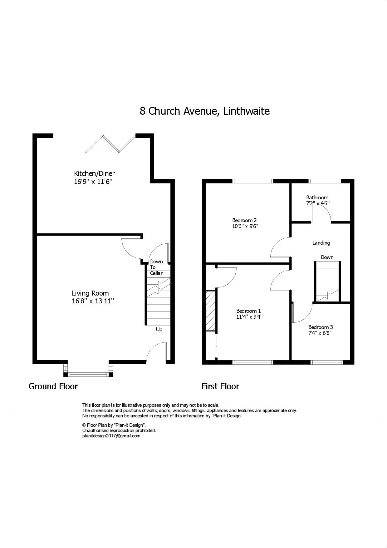 8, Church Avenue, Huddersfield floorplan