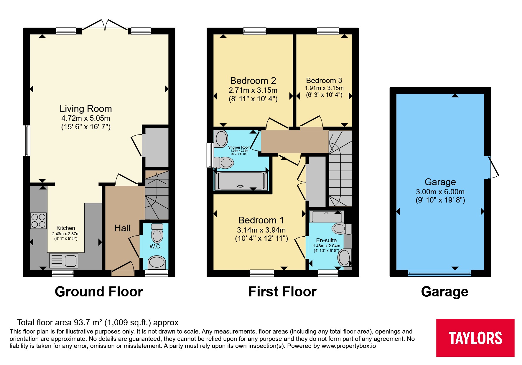 3, Catterick Road, Oxfordshire floorplan