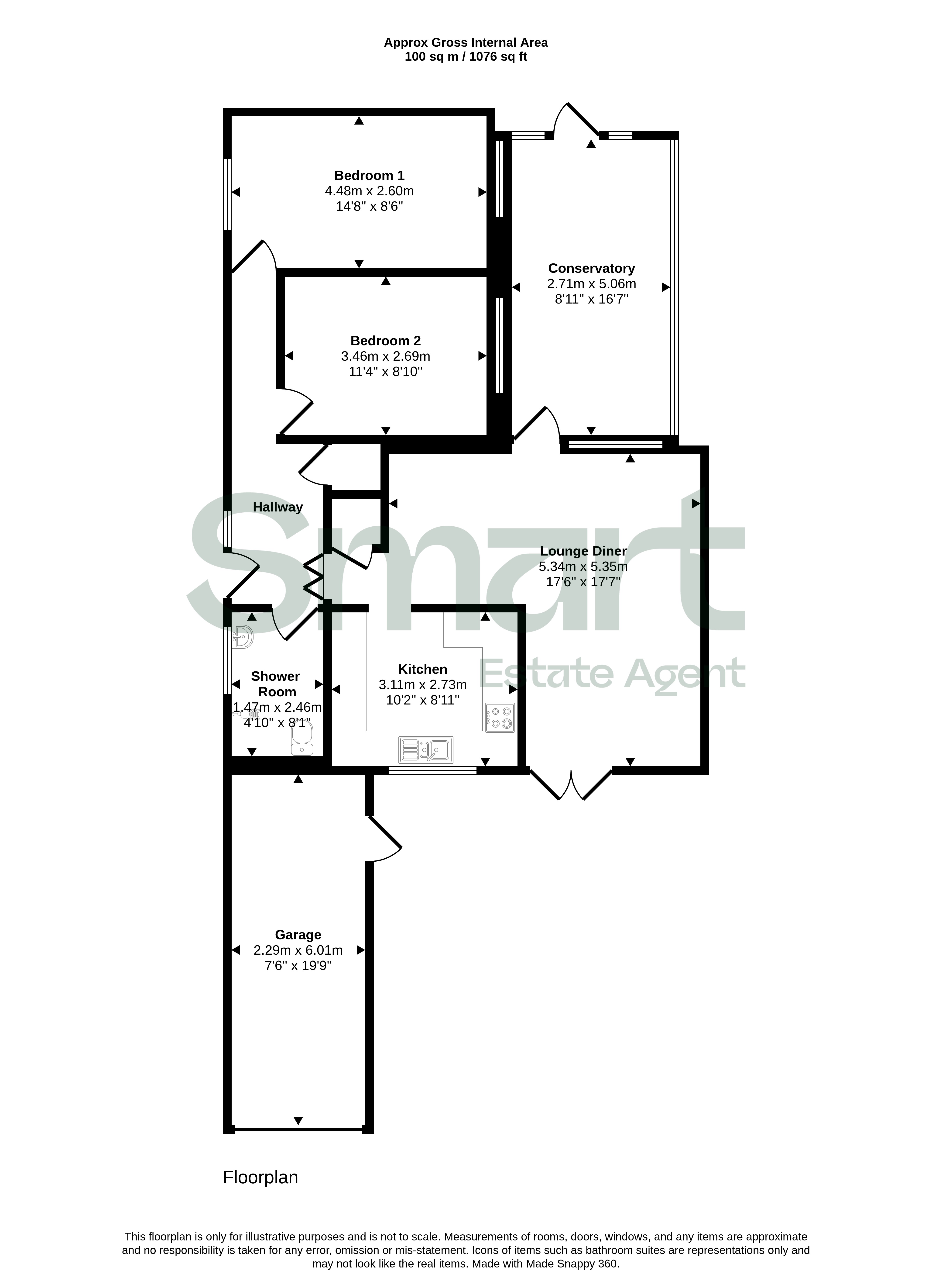 1, Beech Close, Exeter floorplan